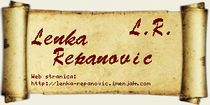 Lenka Repanović vizit kartica